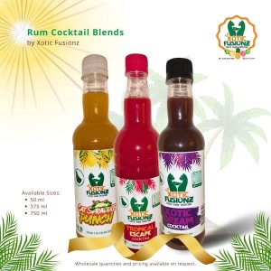 Xotic Fusionz - Barbados rum cocktail blends